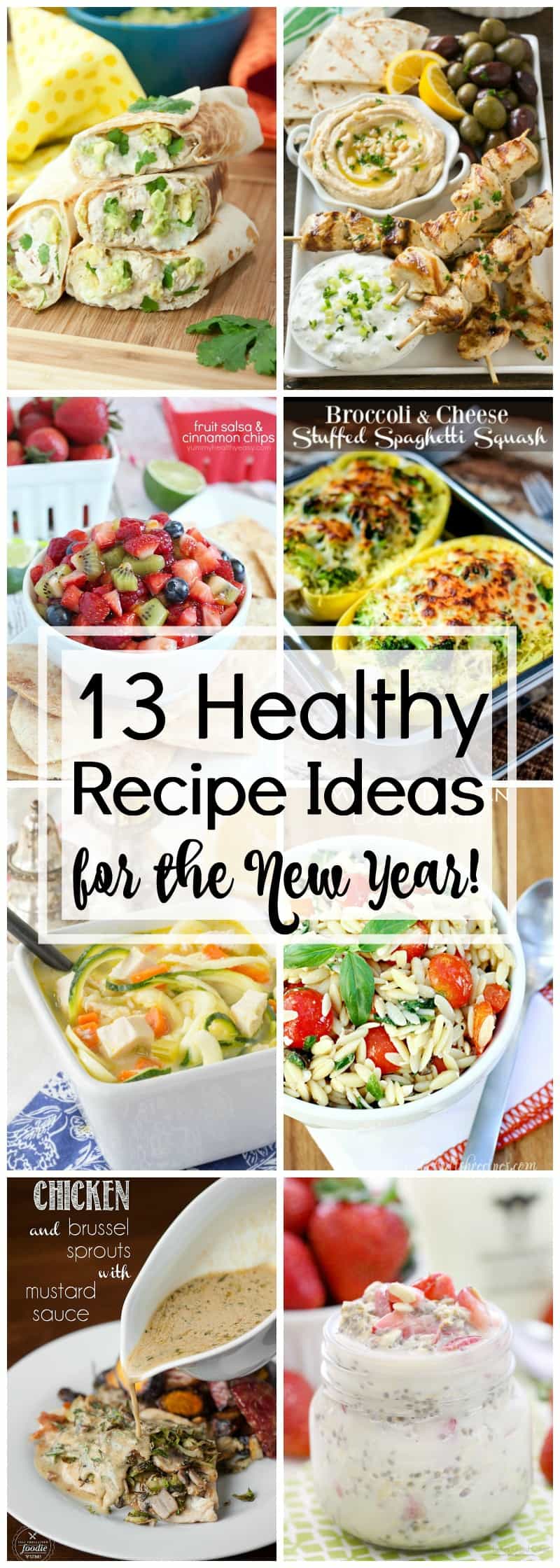 As we near the end of the holiday season full of treats, we could all use some Healthy Recipe Ideas to start the new year off right!