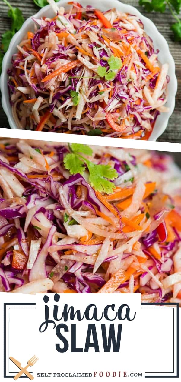 Healthy Vegan Jicama Slaw Recipe Self Proclaimed Foodie