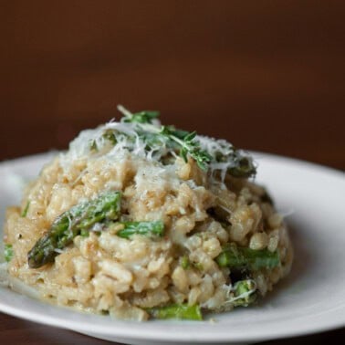 asparagus risotto recipe.