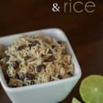 These Black Beans and Rice are super easy to make, taste fantastic, and are a great side dish to any Mexican main dish.