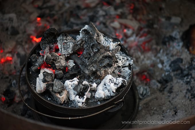 campfire-blueberry-peach-french-toast-fire