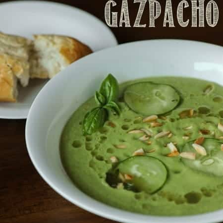 Cucumber Avocado Basil Mint Gazpacho | Self Proclaimed Foodie