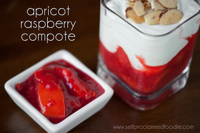 Apricot Raspberry Compote | Self Proclaimed Foodie