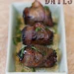 Bacon Wrapped Dates | Self Proclaimed Foodie