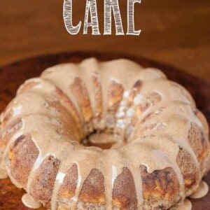 butternut squash bundt cake with cinnamon glaze