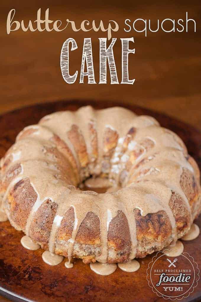 butternut squash bundt cake with cinnamon glaze