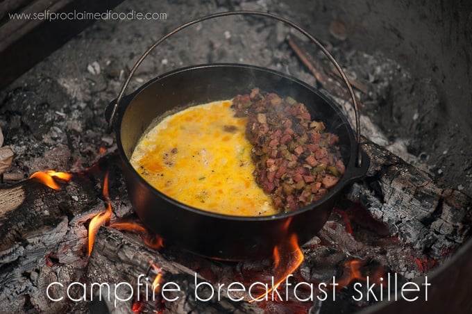 campfire cooking skillet