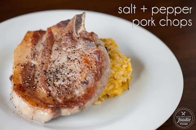 Salt and Pepper Pork Chops - Self Proclaimed Foodie