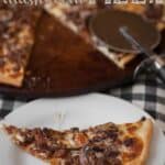 Homemade Sausage Onion and Mushroom Pizza can be a delicious appetizer or eaten alone for a full meal. Bursting with flavor, you’re going to love this pizza.