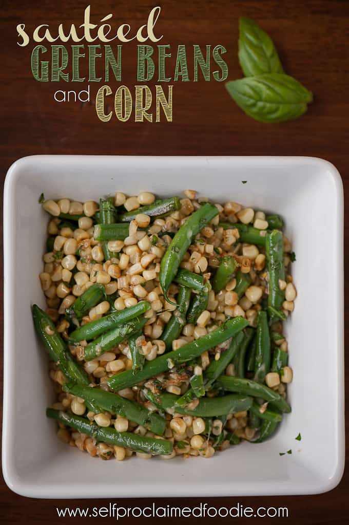 Sauteed Green Beans and Corn