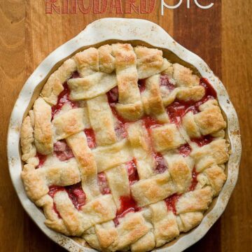 There are few pies better than a mouthwatering, sweet yet tart, flaky crusted, warm Strawberry Rhubarb Pie. Oh yeah.