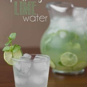 Next time you entertain, your guests will love it if you set out a pitcher of Refreshing Lime Water. Its my favorite way to stay hydrated.