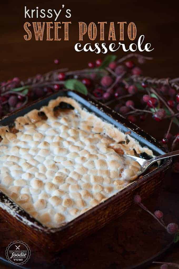 Sweet Potato Casserole with Marshmallows