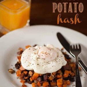 Imagine waking up on a chilly Fall morning to enjoy Poached Eggs over Sweet Potato Hash for breakfast. YUM!