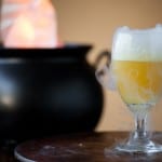 This sweet and sparkling Halloween Witches’ Brew made with fruit juice is a fun party drink for all ages and can easily be made into an adult cocktail too.