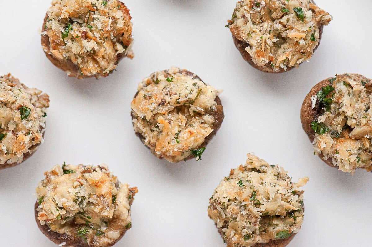 boursin stuffed mushrooms.