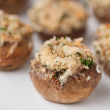 boursin stuffed mushrooms.