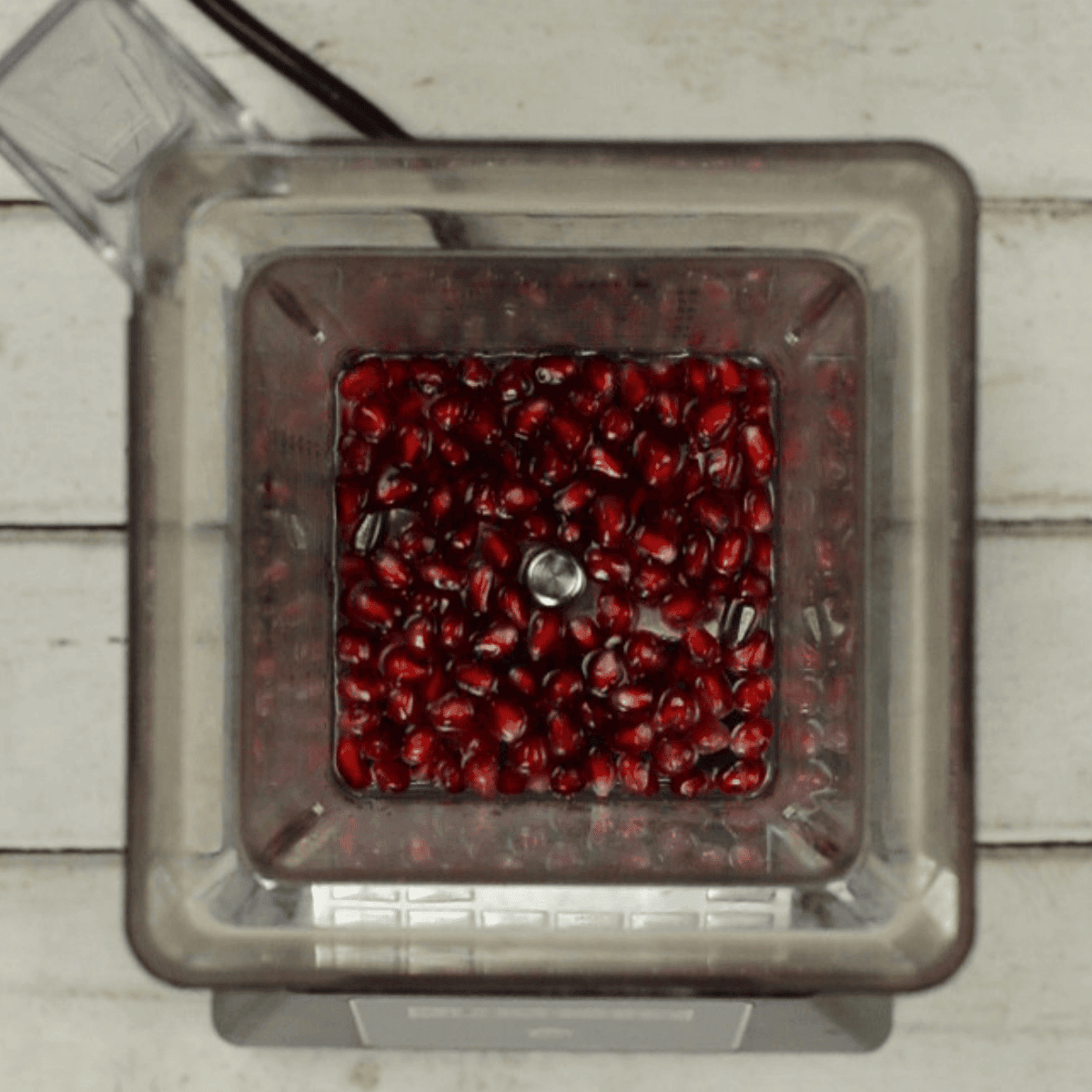 making pomegranate simple syrup.