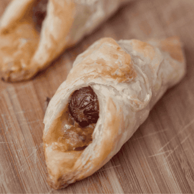 puff pastry pigs in a blanket.