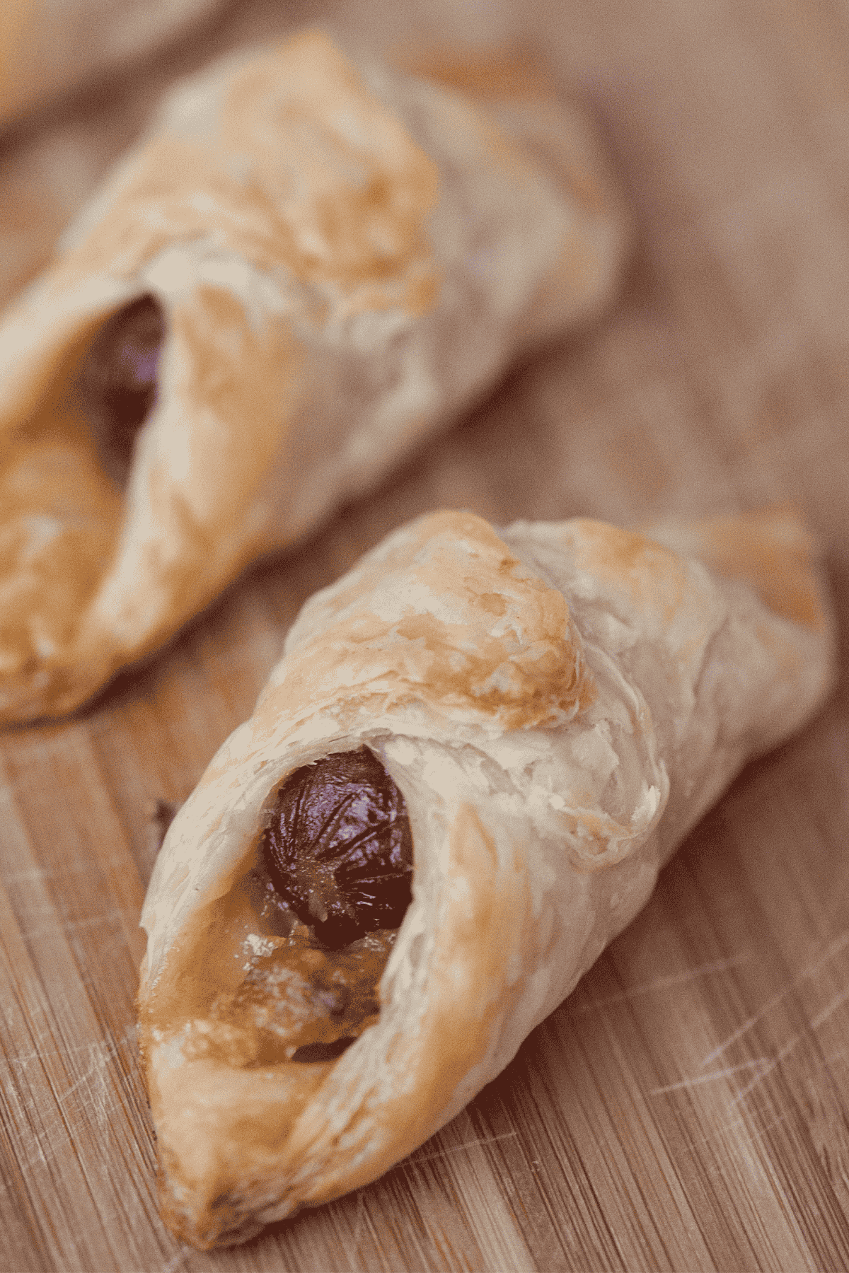 puff pastry pigs in a blanket.