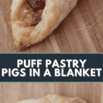 puff pastry pigs in a blanket.