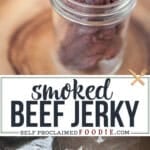 smoked beef jerky recipe.