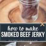smoked beef jerky recipe.
