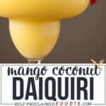 mango coconut daiquiri.
