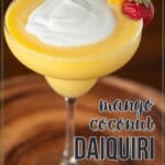 mango coconut daiquiri.