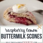 raspberry lemon buttermilk scone recipe.