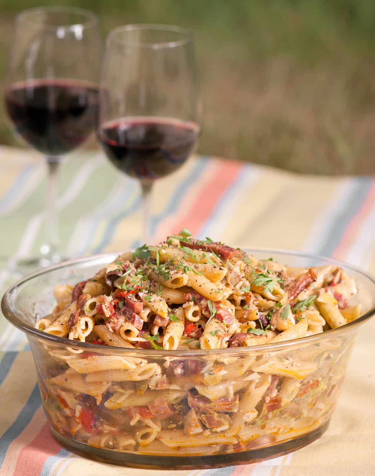homemade antipasto pasta salad recipe.