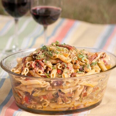 homemade antipasto pasta salad recipe.