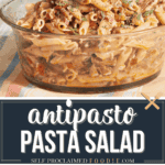 homemade antipasto pasta salad recipe.