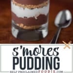 smores pudding parfait.