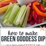 Green Goddess Dip Recipe.