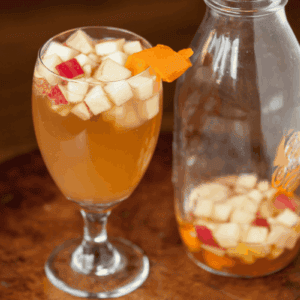 apple cider sangria.