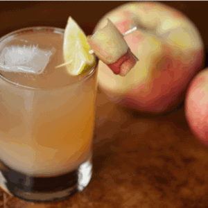apple ginger stonewall cocktail.