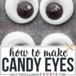 how to make candy eyes.