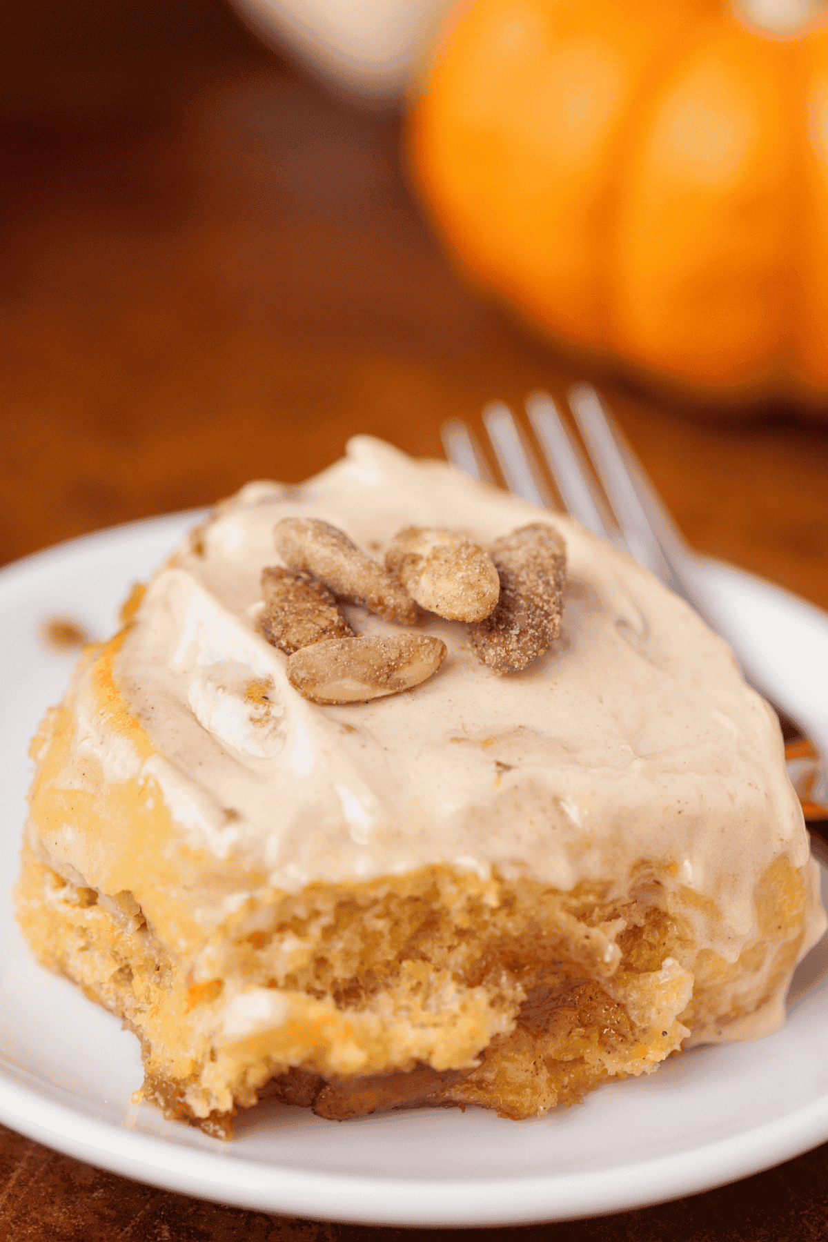 pumpkin spice cinnamon rolls.