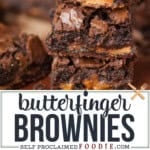 butterfinger brownie recipe.