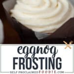 eggnog frosting recipe.