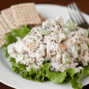 leftover turkey salad.