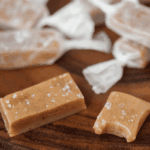 homemade salted caramels.