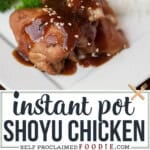 instant pot shoyu chicken recipe.