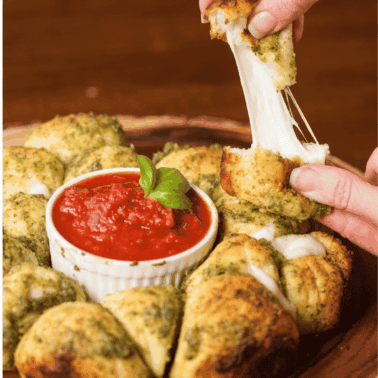 pesto cheese bomb recipe.
