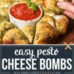 pesto cheese bomb recipe.
