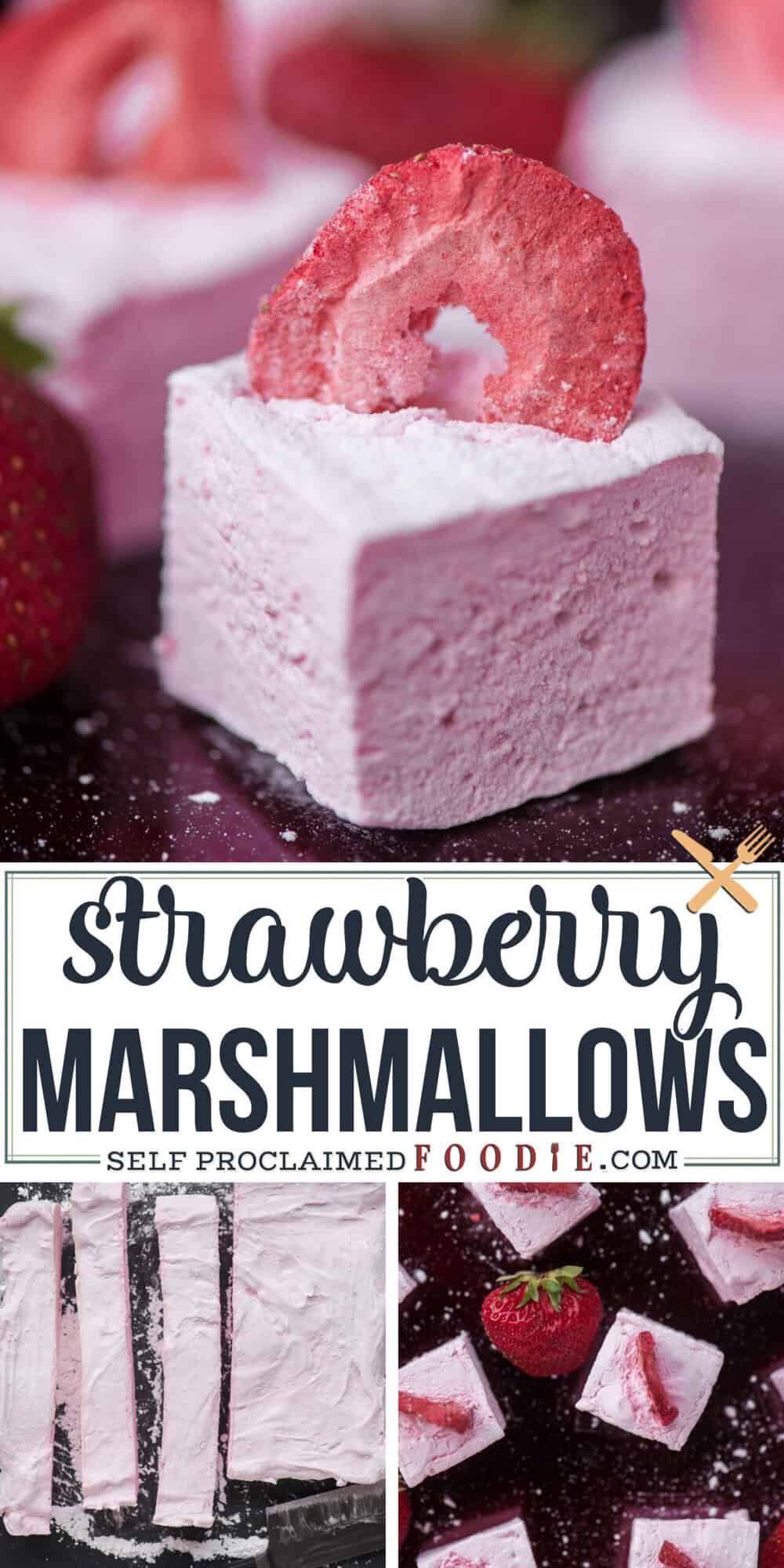 Homemade Strawberry Marshmallows - Self Proclaimed Foodie