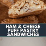 ham and cheese puff pastry sandwich recipe.