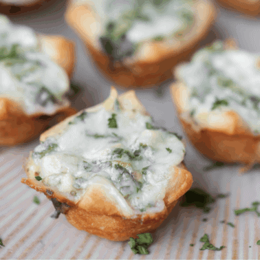 spinach artichoke bites.