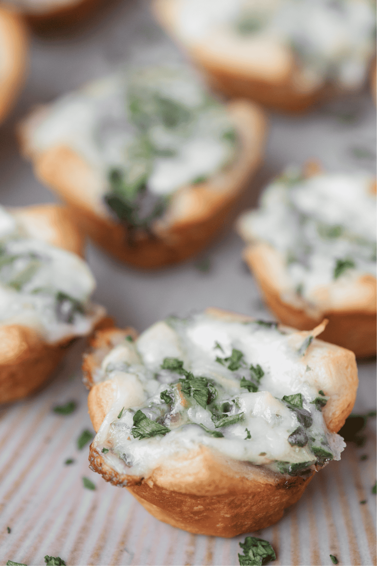 spinach artichoke bites.